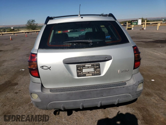 2004 Pontiac Vibe with VIN 5Y2SL64814Z426705, listed as a Copart auction lot 71756114 with 192,455 mi miles and Salvage Title. Bid and sale history available at carsss.com. Image 6.