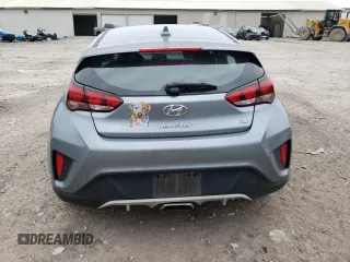 2019 Hyundai Veloster 2.0 with VIN KMHTG6AF8KU017103, listed as a Copart auction lot 47827495 with 131,058 mi miles and Salvage Title. Bid and sale history available at carsss.com. Image 6.