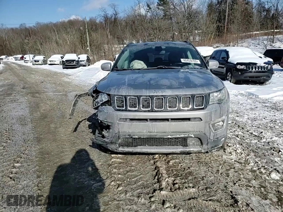 2018 Jeep Compass Limited with VIN 3C4NJDCB4JT433509, listed as a Copart auction lot 42459705 with 55,377 mi miles and Salvage Title. Bid and sale history available at carsss.com. Image 11.