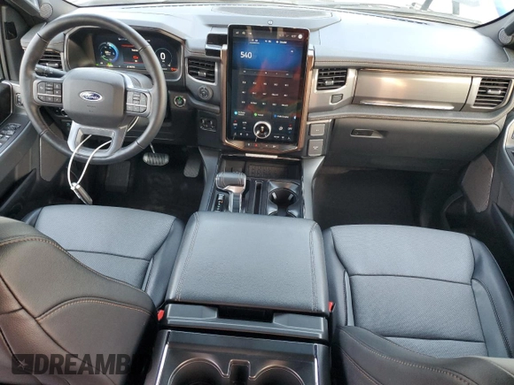 2023 Ford F-150 Lightning Pro with VIN 1FTVW1EV1PWG16263, listed as a Copart auction lot 54439535 with 12,023 mi miles and Salvage Title. Bid and sale history available at DreamBid. Image 8.