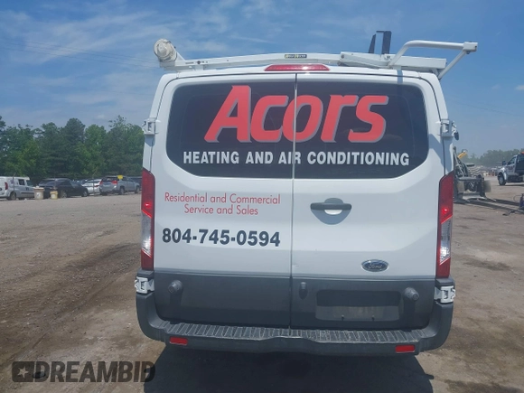 2017 Ford Transit Cargo with VIN 1FTYR2ZM2HKA66625, listed as a IAAI auction lot 39471466 with 125,200 mi miles. Bid and sale history available at carsss.com. Image 16.