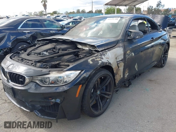 2016 BMW M4 with VIN WBS3U9C58GP969536, listed as a IAAI auction lot 41939708 with 1 mi miles. Bid and sale history available at carsss.com. Image 2.