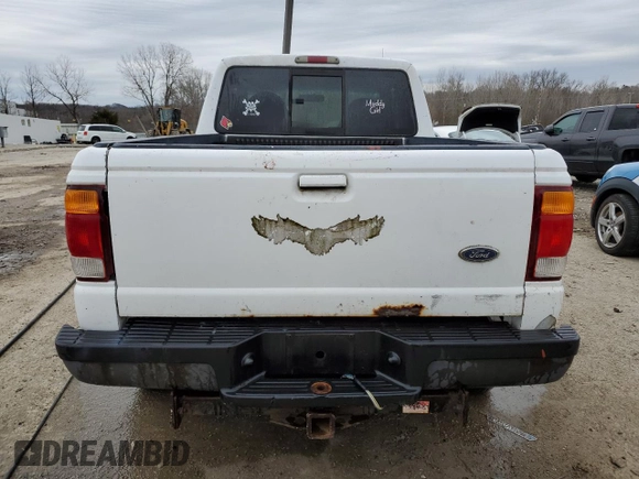 1998 Ford Ranger XL with VIN 1FTZR15UXWTA29687, listed as a Copart auction lot 44373735 with 218,689 mi miles and Non Repairable. Bid and sale history available at DreamBid. Image 6.