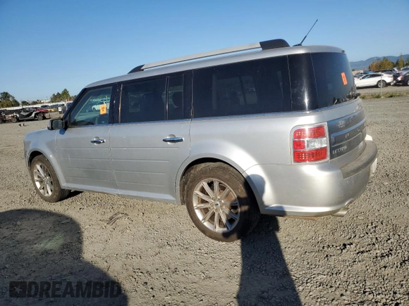 2013 Ford Flex Limited with VIN 2FMHK6D84DBD10619, listed as a Copart auction lot 73090764 with 0 mi miles and Salvage Title. Bid and sale history available at carsss.com. Image 2.