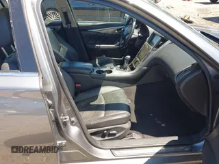 2015 Infiniti Q50 with VIN JN1BV7AP0FM357018, listed as a IAAI auction lot 42326677 with 179,436 mi miles and . Bid and sale history available at DreamBid. Image 5.