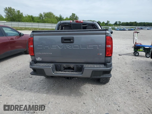2021 Chevrolet Colorado 4WD LT с VIN 1GCGTCENXM1131724, выставлен на аукционе Copart как лот 58383755 с пробегом Не указан миль и Списание • Salvage title. История ставок и продаж доступна на DreamBid. Изображение 6.