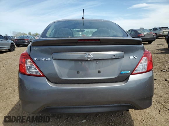 2016 Nissan Versa S with VIN 3N1CN7AP8GL872039, listed as a Copart auction lot 55897315 with Not provided miles and Salvage title. Bid and sale history available at DreamBid. Image 6.