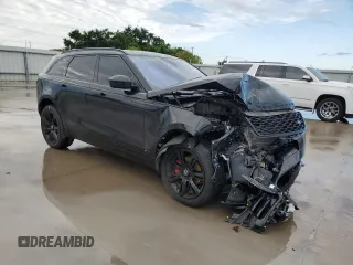 2020 Land Rover Range Rover Velar R-Dynamic S with VIN SALYK2EX1LA241815, listed as a Copart auction lot 53881215 with 53,285 mi miles and Salvage title. Bid and sale history available at DreamBid. Image 4.
