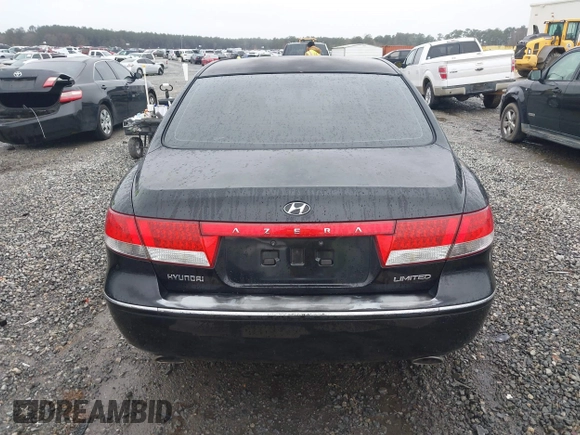 2006 Hyundai Azera SE with VIN KMHFC46F76A084367, listed as a IAAI auction lot 41752381 with 108,173 mi miles and . Bid and sale history available at DreamBid. Image 16.