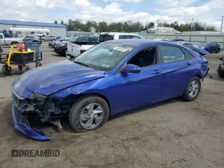 2024 Hyundai Elantra SE z VIN KMHLL4DGXRU654573, wystawiony jako Copart lot #54004355 z przebiegiem 10 453 mil mil oraz Szkoda całkowita • Salvage title. Historia ofert i sprzedaży dostępna na DreamBid. Obrazek 1.