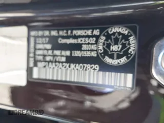 2018 Porsche Cayenne z VIN WP1AA2A2XJKA07829, wystawiony jako IAAI lot #41681207 z przebiegiem Nie podano mil oraz . Historia ofert i sprzedaży dostępna na DreamBid. Obrazek 9.