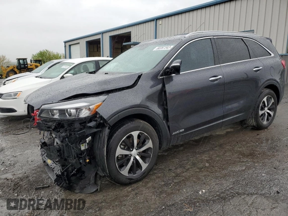 2017 Kia Sorento EX with VIN 5XYPHDA53HG233305, listed as a Copart auction lot 50397343 with 80,009 mi miles and Salvage title. Bid and sale history available at DreamBid. Image 1.