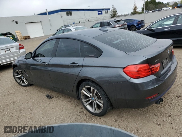 2015 BMW 4 Series 428i xDrive with VIN WBA4A7C5XFD413329, listed as a Copart auction lot 56034905 with 167,816 mi miles and Clean title. Bid and sale history available at DreamBid. Image 2.