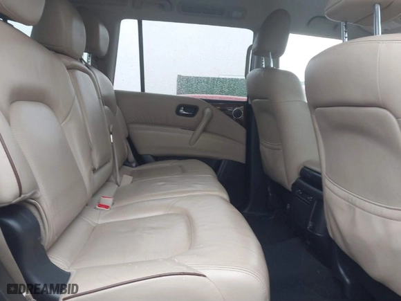 2018 Nissan Armada SL with VIN JN8AY2NC2J9550989, listed as a IAAI auction lot 41552755 with 143,504 mi miles. Bid and sale history available at carsss.com. Image 8.