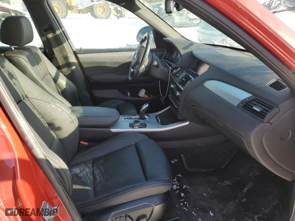 2015 BMW X3 xDrive28i with VIN 5UXWX9C58F0D50620, listed as a Copart auction lot 42392665 with 54,948 mi miles and Salvage Title. Bid and sale history available at carsss.com. Image 7.