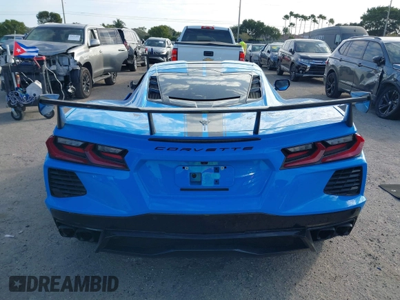 2022 Chevrolet Corvette 1LT with VIN 1G1YA2D40N5107268, listed as a IAAI auction lot 41083919 with 10,368 mi miles and . Bid and sale history available at DreamBid. Image 16.