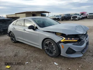 2021 Kia K5 GT-Line with VIN 5XXG64J28MG025348, listed as a Copart auction lot 43313845 with 50,214 mi miles and Salvage Title. Bid and sale history available at carsss.com. Image 4.