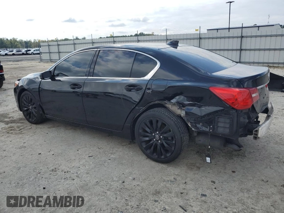 2017 Acura RLX w/Technology Pkg with VIN JH4KC1F5XHC000136, listed as a Copart auction lot 72241244 with 76,499 mi miles and Salvage Title. Bid and sale history available at carsss.com. Image 2.