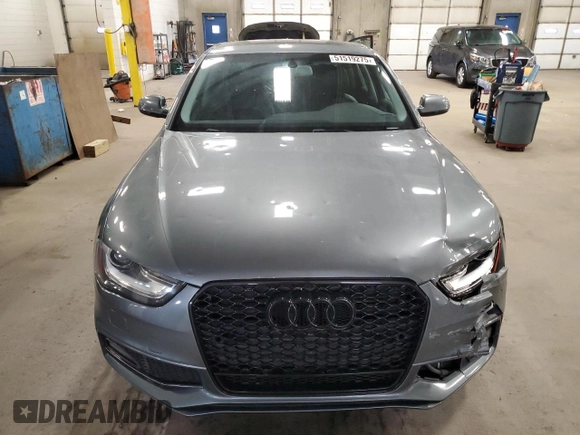 2015 Audi A4 Premium with VIN WAUBFAFL1FN013864, listed as a Copart auction lot 51519275 with 106,232 mi miles and Salvage Title. Bid and sale history available at carsss.com. Image 5.