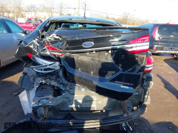 2017 Ford Fusion Sport with VIN 3FA6P0VP1HR378678, listed as a IAAI auction lot 41845700 with 61,105 mi miles. Bid and sale history available at carsss.com. Image 17.
