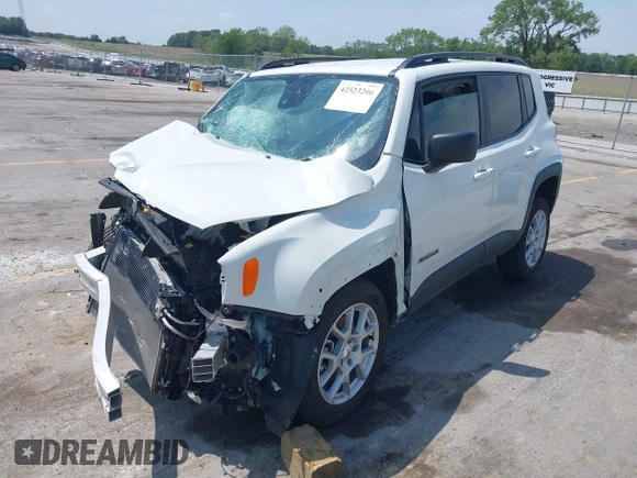 2022 Jeep Renegade Latitude with VIN ZACNJDB11NPN44179, listed as a IAAI auction lot 42523206 with 29,966 mi miles and . Bid and sale history available at DreamBid. Image 17.