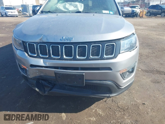 2020 Jeep Compass Latitude with VIN 3C4NJDBB7LT155175, listed as a IAAI auction lot 41760215 with 40,258 mi miles. Bid and sale history available at carsss.com. Image 11.