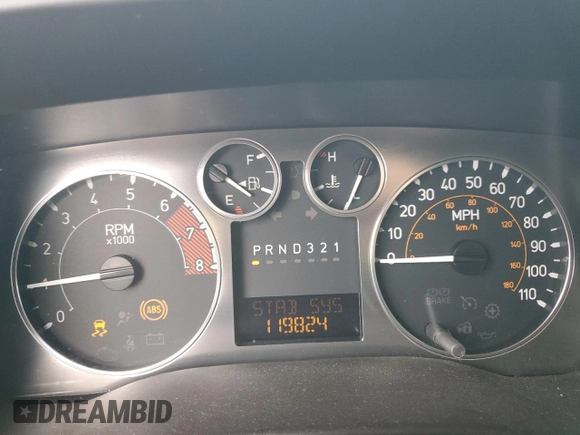 2007 Hummer H3 SUV with VIN 5GTDN13E778210485, listed as a Copart auction lot 82046274 with 119,824 mi miles and Salvage Title. Bid and sale history available at DreamBid. Image 9.