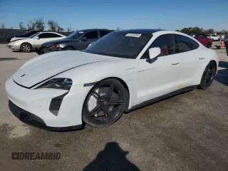 2020 Porsche Taycan Turbo with VIN WP0AC2Y17LSA72619, listed as a Copart auction lot 41833265 with 16,475 mi miles and Non repairable. Bid and sale history available at DreamBid. Image 1.