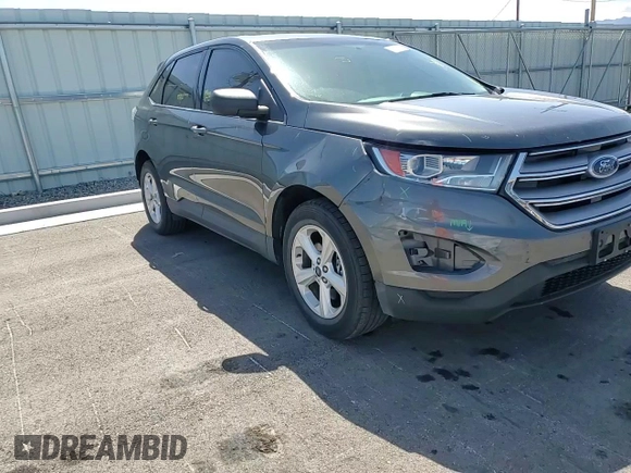 2016 Ford Edge SE with VIN 2FMPK4G91GBB73311, listed as a Copart auction lot 56574485 with 108,193 mi miles and Salvage title. Bid and sale history available at DreamBid. Image 14.