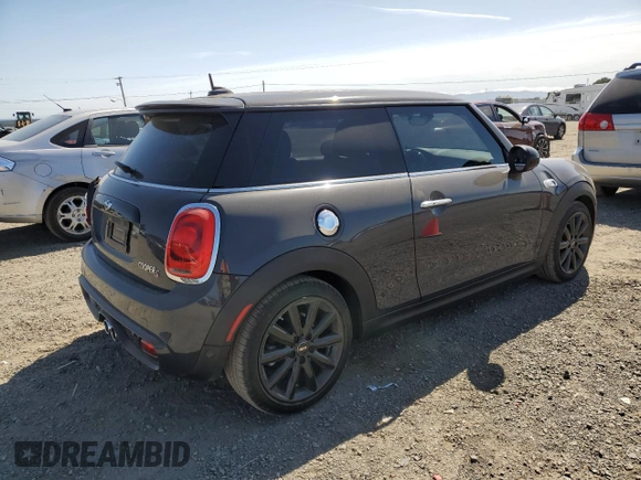 2017 MINI Hardtop Cooper S with VIN WMWXP7C30H2A46582, listed as a Copart auction lot 55466795 with 54,644 mi miles and Salvage title. Bid and sale history available at DreamBid. Image 3.