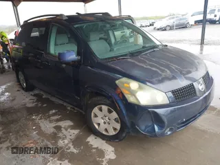 2006 Nissan Quest S Special Edition with VIN 5N1BV28U96N121727, listed as a IAAI auction lot 41928469 with 1 mi miles. Bid and sale history available at carsss.com. Image 1.