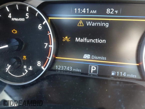 2019 Nissan Altima S with VIN 1N4BL4BV1KC114807, listed as a IAAI auction lot 41647497 with 123,743 mi miles and . Bid and sale history available at DreamBid. Image 16.