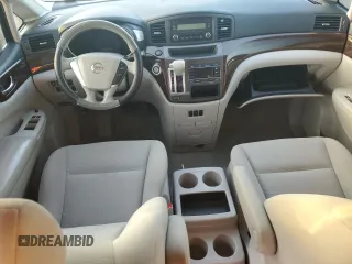 2015 Nissan Quest S with VIN JN8AE2KP4F9123711, listed as a Copart auction lot 73862824 with 0 mi miles and Salvage Title. Bid and sale history available at carsss.com. Image 8.
