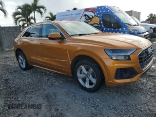 2019 Audi Q8 Premium Plus z VIN WA1BVAF1XKD013117, wystawiony jako Copart lot #78453904 z przebiegiem Nie podano mil oraz Nie do naprawy • Non repairable. Historia ofert i sprzedaży dostępna na DreamBid. Obrazek 4.