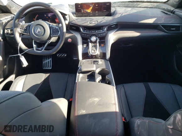 2025 Acura TLX w/A-Spec Package with VIN 19UUB6F54SA000910, listed as a Copart auction lot 82990624 with 5 mi miles and Salvage Title. Bid and sale history available at DreamBid. Image 8.