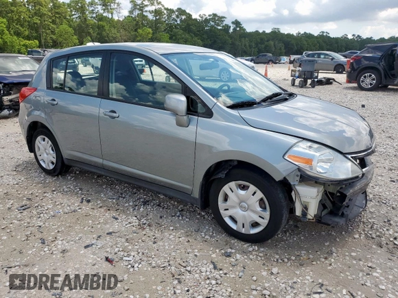 2010 Nissan Versa S with VIN 3N1BC1CP9AL372491, listed as a Copart auction lot 62467025 with 68,977 mi miles and Salvage title. Bid and sale history available at DreamBid. Image 4.