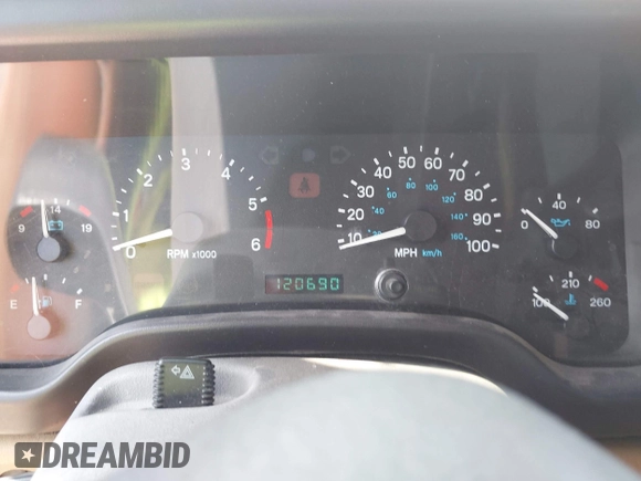 1999 Jeep Wrangler Sport with VIN 1J4FY19S2XP423638, listed as a IAAI auction lot 42553626 with 120,690 mi miles and . Bid and sale history available at DreamBid. Image 7.