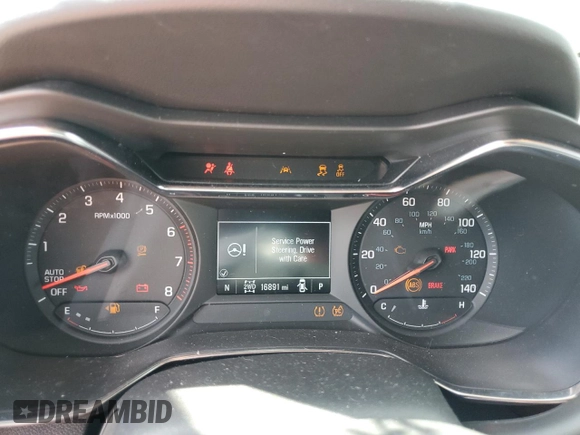 2023 Chevrolet TrailBlazer LT with VIN KL79MRSL0PB169129, listed as a Copart auction lot 60547884 with 16,891 mi miles and Non Repairable. Bid and sale history available at DreamBid. Image 9.