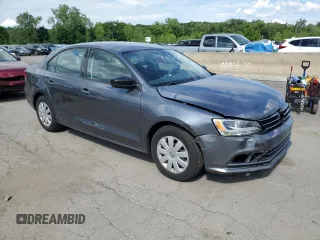 2015 Volkswagen Jetta S with VIN 3VW2K7AJ5FM327788, listed as a Copart auction lot 64034985 with 43,172 mi miles and Salvage title. Bid and sale history available at DreamBid. Image 4.