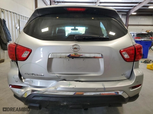 2018 Nissan Pathfinder SV with VIN 5N1DR2MM6JC609220, listed as a Copart auction lot 50743525 with 100,248 mi miles and Salvage Title. Bid and sale history available at carsss.com. Image 6.