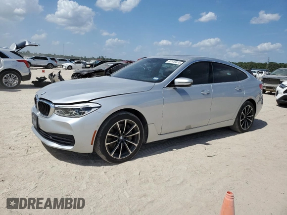 2019 BMW 6 Series 640i xDrive with VIN WBAJV6C56KBK07979, listed as a Copart auction lot 62149624 with 58,200 mi miles and Salvage Title. Bid and sale history available at carsss.com. Image 1.