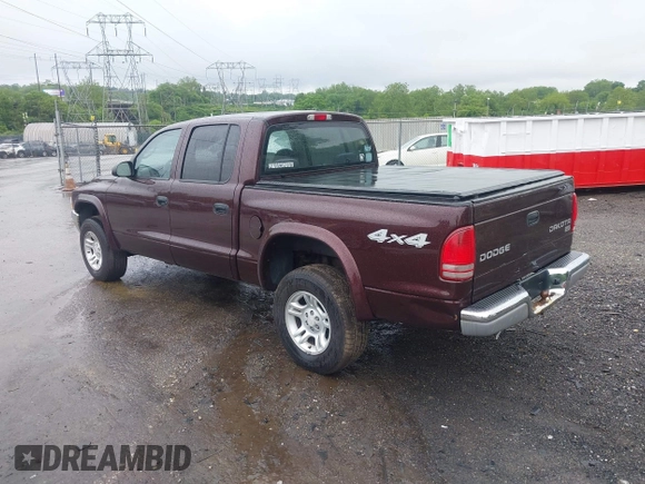2004 Dodge Dakota SLT with VIN 1D7HG48N04S718220, listed as a IAAI auction lot 42258803 with 250,757 mi miles and . Bid and sale history available at DreamBid. Image 3.