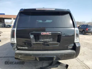 2017 GMC Yukon SLT with VIN 1GKS2BKC1HR217445, listed as a Copart auction lot 48499215 with 104,526 mi miles and Salvage Title. Bid and sale history available at carsss.com. Image 6.