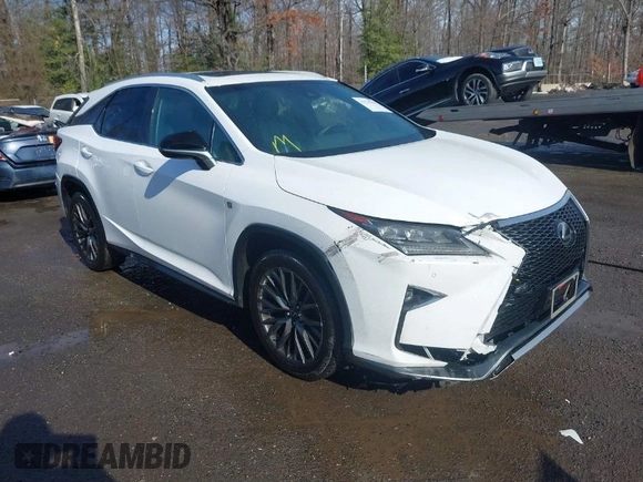 2017 Lexus RX with VIN 2T2BZMCA4HC054392, listed as a IAAI auction lot 41534296 with 138,663 mi miles. Bid and sale history available at carsss.com. Image 1.
