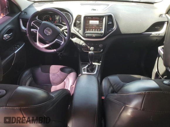 2018 Jeep Cherokee Latitude Plus with VIN 1C4PJLLB8JD622754, listed as a Copart auction lot 48239075 with 212,331 mi miles and Salvage Title. Bid and sale history available at carsss.com. Image 8.