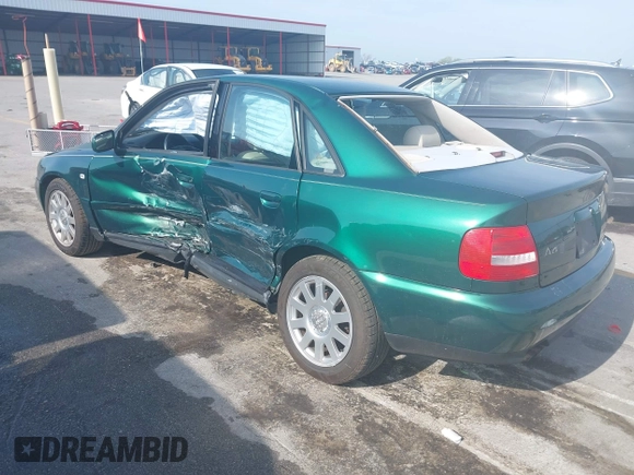 2001 Audi A4 with VIN WAUDC68DX1A021871, listed as a IAAI auction lot 42516272 with 139,274 mi miles and . Bid and sale history available at DreamBid. Image 3.
