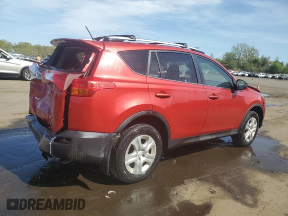2014 Toyota RAV4 LE with VIN JTMBFREV3EJ009471, listed as a Copart auction lot 55405695 with 103,458 mi miles and Salvage Title. Bid and sale history available at DreamBid. Image 3.