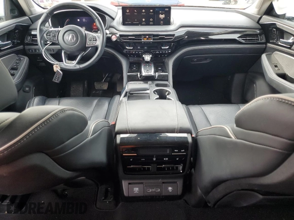 2022 Acura MDX w/Advance Package with VIN 5J8YE1H82NL051558, listed as a Copart auction lot 46953925 with 49,235 mi miles and Salvage Title. Bid and sale history available at carsss.com. Image 8.