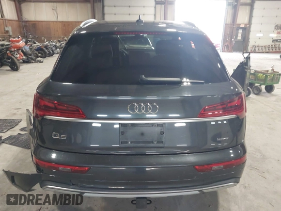 2021 Audi Q5 Premium Plus with VIN WA1BAAFY1M2003549, listed as a IAAI auction lot 41856989 with 40,415 mi miles. Bid and sale history available at carsss.com. Image 16.