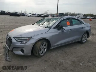 2023 Audi A3 Premium with VIN WAUAUDGY7PA110492, listed as a Copart auction lot 52920615 with 0 mi miles and Salvage Title. Bid and sale history available at carsss.com. Image 1.